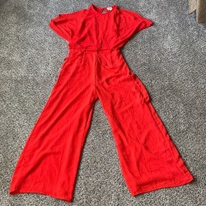Brand new S red jumpsuit!